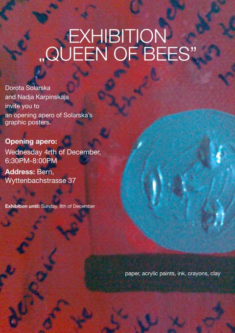 Plakat-Ausstellung „Queen of Bees“ von Dorota Solarska
